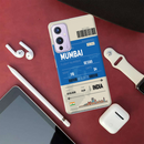 Mumbai ticket Printed Slim Cases and Cover for OnePlus 9