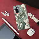 Green Leafs Printed Slim Cases and Cover for Redmi Note 10 Pro