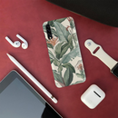 Green Leafs Printed Slim Cases and Cover for Galaxy A50S