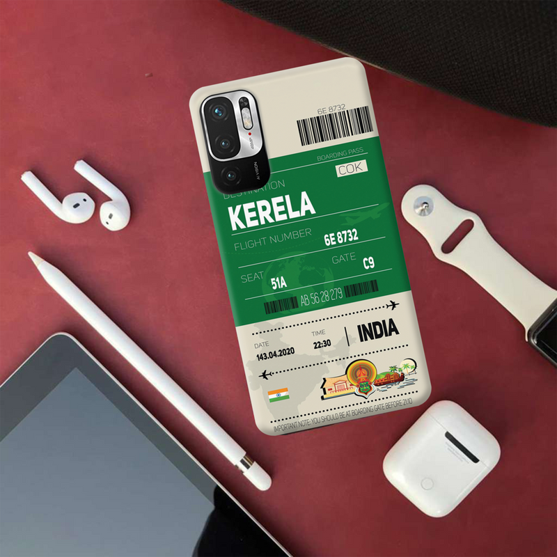 Kerala ticket Printed Slim Cases and Cover for Redmi Note 10T