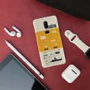 Goa ticket Printed Slim Cases and Cover for OnePlus 6