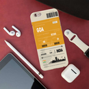Goa ticket Printed Slim Cases and Cover for iPhone 6