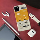 Goa ticket Printed Slim Cases and Cover for iPhone 11 Pro Max
