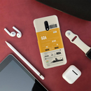 Goa ticket Printed Slim Cases and Cover for OnePlus 7