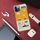 Goa ticket Printed Slim Cases and Cover for iPhone 12 Pro