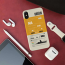 Goa ticket Printed Slim Cases and Cover for iPhone X