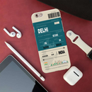 Delhi ticket Printed Slim Cases and Cover for iPhone 6