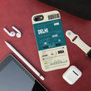 Delhi ticket Printed Slim Cases and Cover for iPhone 7