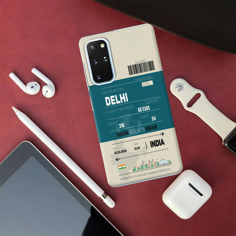 Delhi ticket Printed Slim Cases and Cover for Galaxy S20