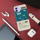 Delhi ticket Printed Slim Cases and Cover for iPhone 12 Mini