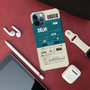 Delhi ticket Printed Slim Cases and Cover for iPhone 12 Pro