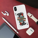 King Card Printed Slim Cases and Cover for iPhone X