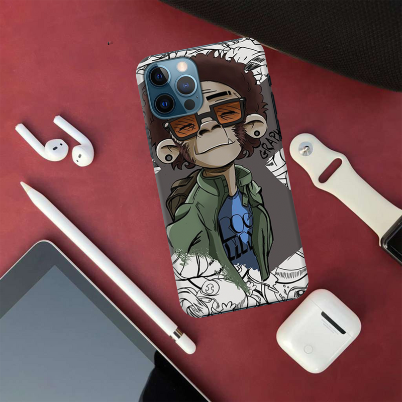 Monkey Printed Slim Cases and Cover for iPhone 12 Pro