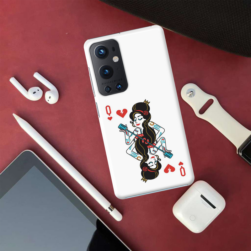 Queen Card Printed Slim Cases and Cover for OnePlus 9 Pro