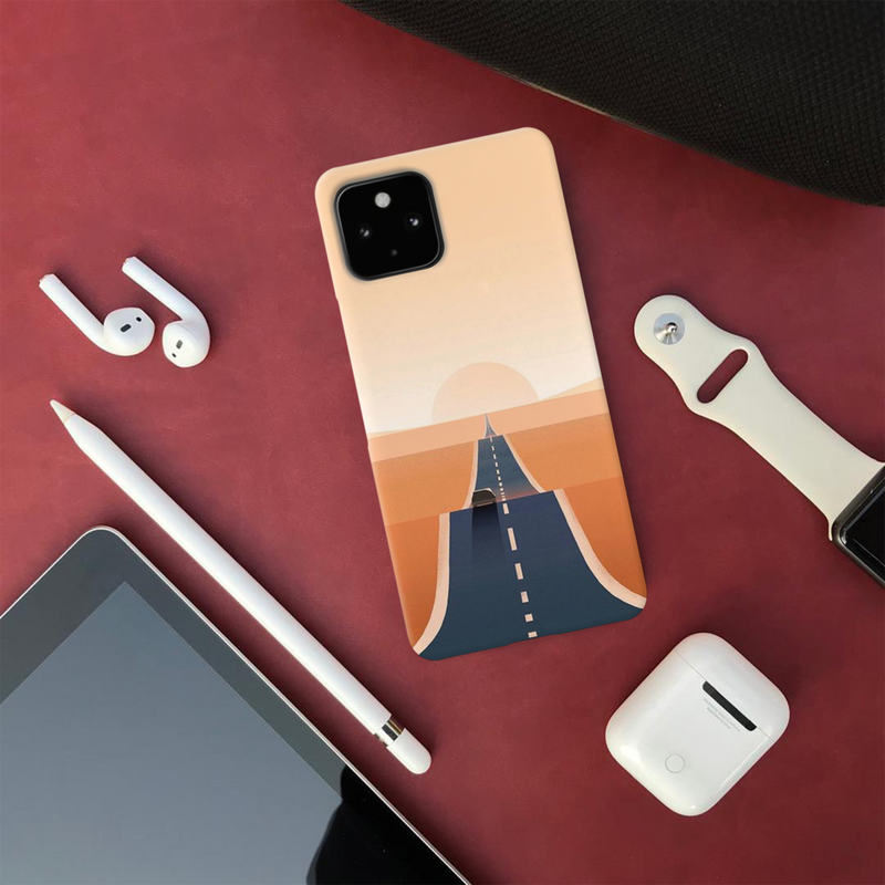 Road trip Printed Slim Cases and Cover for Pixel 4A