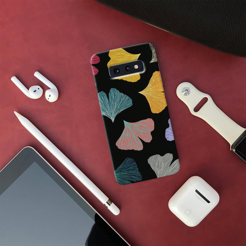 Colorful leafes Printed Slim Cases and Cover for Galaxy S10E