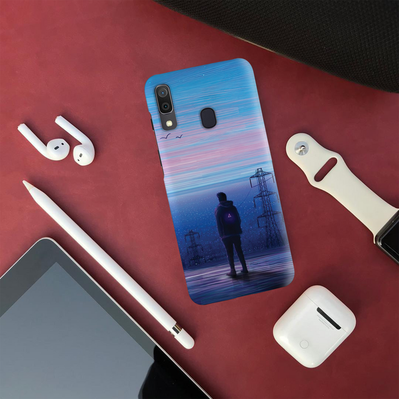 Alone at night Printed Slim Cases and Cover for Galaxy A20