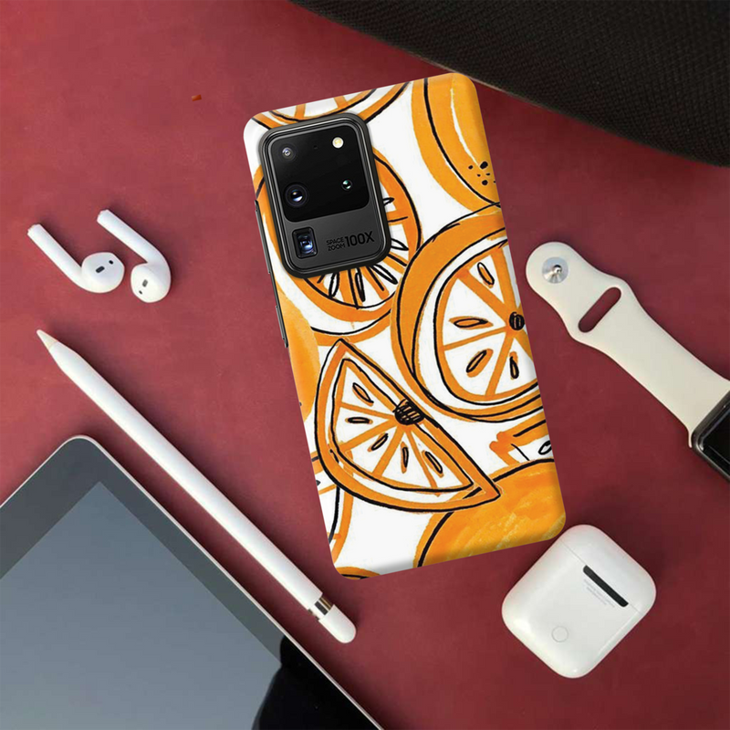 Orange Lemon Printed Slim Cases and Cover for Galaxy S20 Ultra