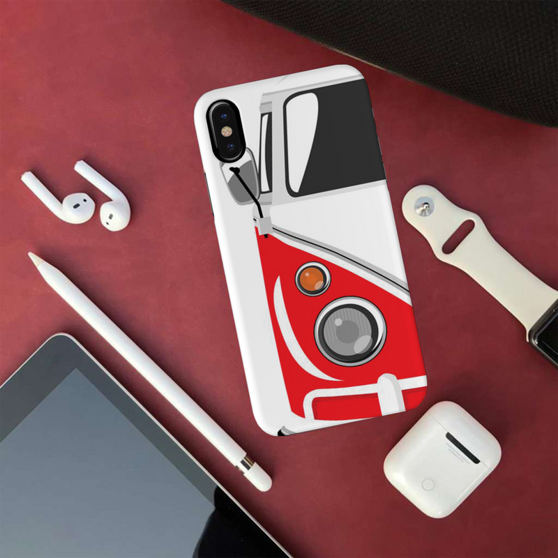 Red Volkswagon Printed Slim Cases and Cover for iPhone XS