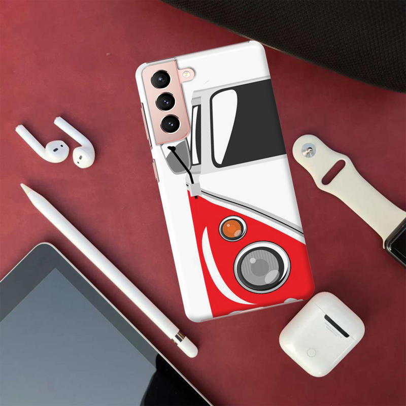 Red Volkswagon Printed Slim Cases and Cover for Galaxy S21