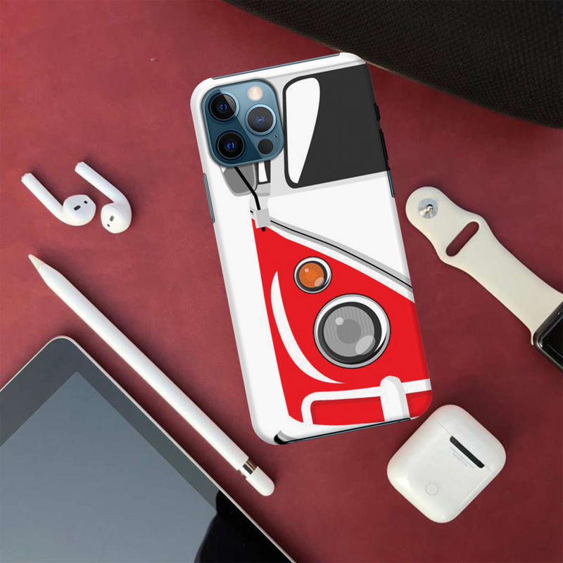 Red Volkswagon Printed Slim Cases and Cover for iPhone 12 Pro