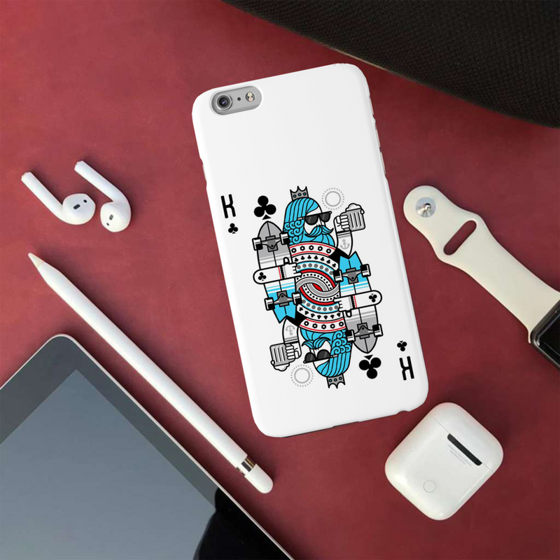 King 2 Card Printed Slim Cases and Cover for iPhone 6 Plus