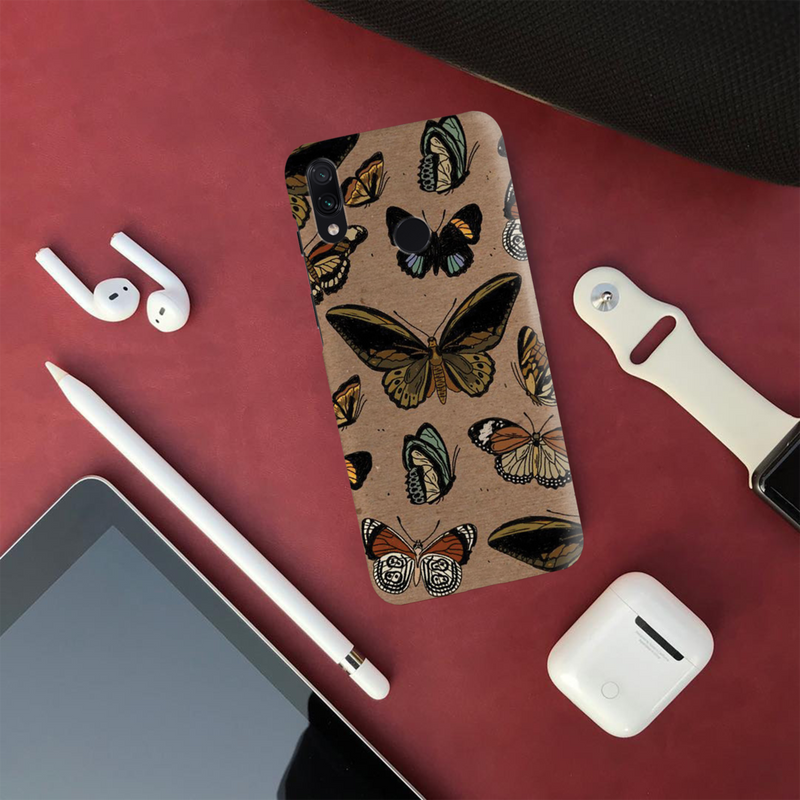 Butterfly Printed Slim Cases and Cover for Redmi Note 7 Pro