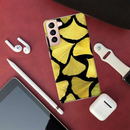 Yellow Leafs Printed Slim Cases and Cover for Galaxy S21 Plus