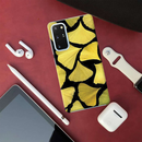 Yellow Leafs Printed Slim Cases and Cover for Galaxy S20