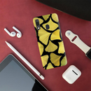 Yellow Leafs Printed Slim Cases and Cover for Galaxy A20