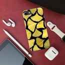 Yellow Leafs Printed Slim Cases and Cover for iPhone 8
