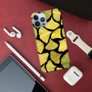 Yellow Leafs Printed Slim Cases and Cover for iPhone 13 Pro Max