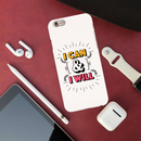 I can and I will Printed Slim Cases and Cover for iPhone 6