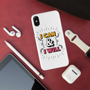 I can and I will Printed Slim Cases and Cover for iPhone XS