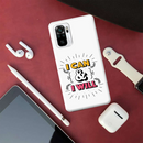 I can and I will Printed Slim Cases and Cover for Redmi Note 10