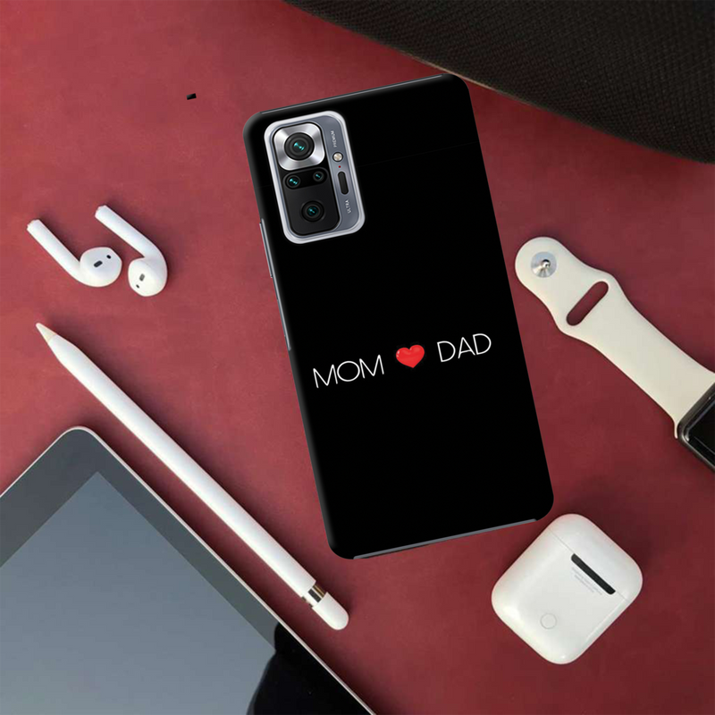 Mom and Dad Printed Slim Cases and Cover for Redmi Note 10 Pro