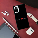 Mom and Dad Printed Slim Cases and Cover for Redmi Note 10