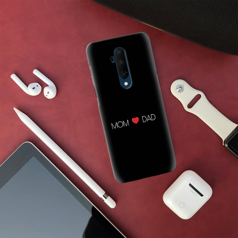 Mom and Dad Printed Slim Cases and Cover for OnePlus 7T Pro
