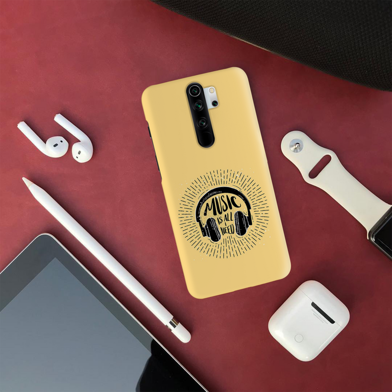 Music is all i need Printed Slim Cases and Cover for Redmi Note 8 Pro