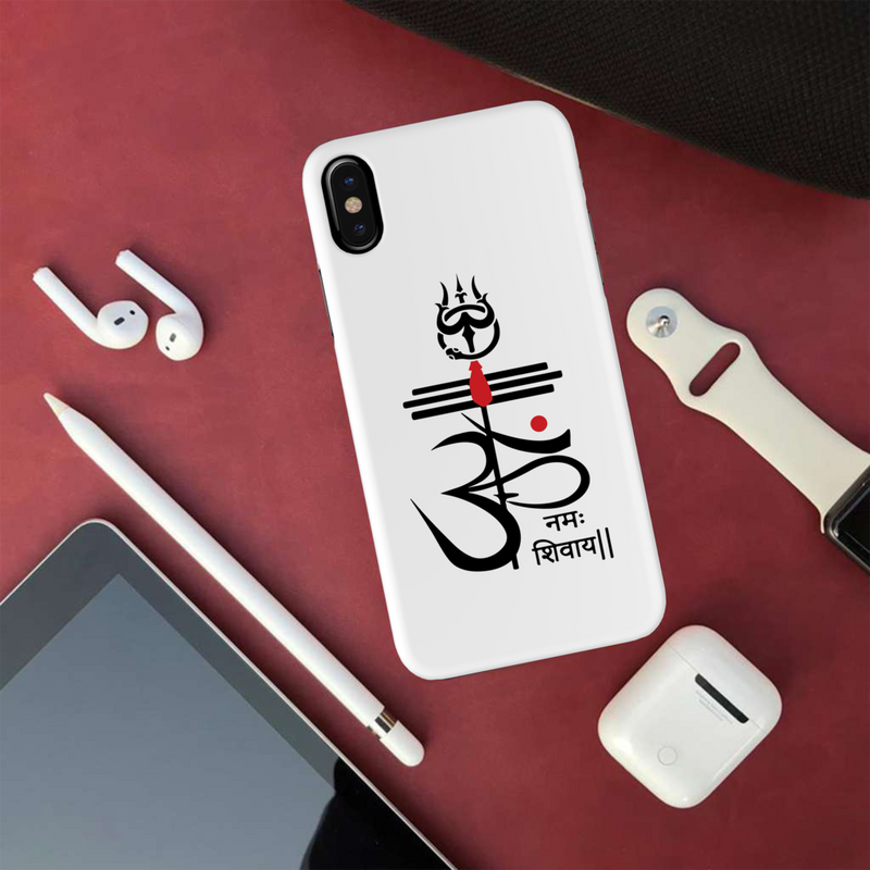 OM namah siwaay Printed Slim Cases and Cover for iPhone X