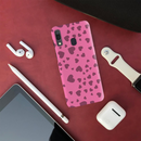Pink Hearts Printed Slim Cases and Cover for Galaxy A30