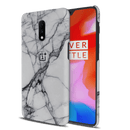 Light Grey Marble Pattern Mobile Case Cover For Oneplus 7
