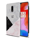 Pink Black & White Marble Pattern Mobile Case Cover For Oneplus 7