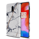 White Marble Pattern Mobile Case Cover For Oneplus 7