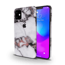White & Black Marble Texture Pattern Mobile Case Cover For Iphone 11
