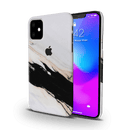 Black Patch White Marble Pattern Mobile Case Cover For Iphone 11 Pro