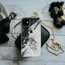 Black Cloud Marble Pattern Mobile Case Cover For Iphone 11