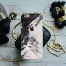 Iphone 6 printed Black Cloud Marble Pattern