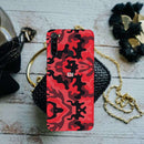 Military Red Camo Pattern Mobile Case Cover For Redmi Note 8
