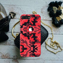Military Red Camo Pattern Mobile Case Cover For Iphone 7 Plus